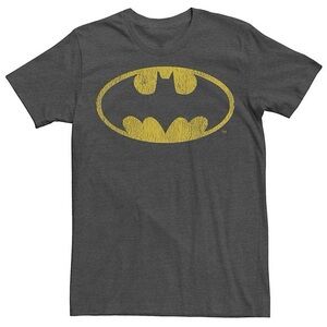Batman Dark Gray Tee with Yellow Logo